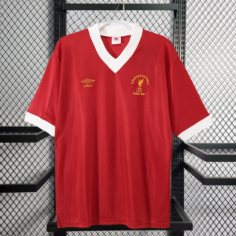 Retro 1980-81 Liverpool Home Football jersey retro