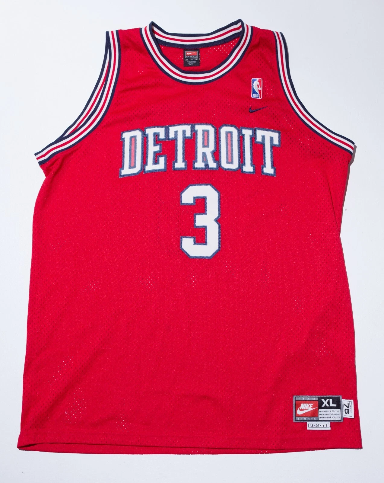 Nike NBA Jersey Ben Wallace Detroit Pistons Jersey