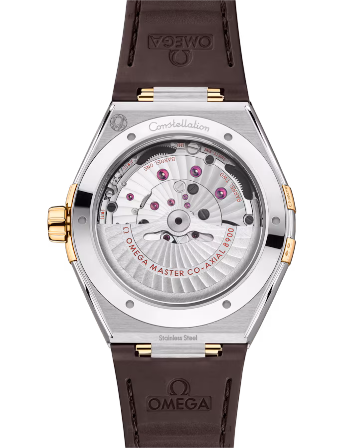 OMEGA Constellation 41mm, steel ‑ yellow gold on Leather strap 131.23.41.21.06.002