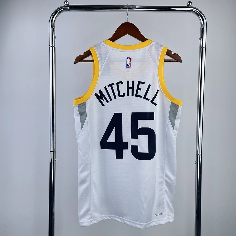 2023 NBA Utah Jazz 45 MITCHELL Basketball Jersey