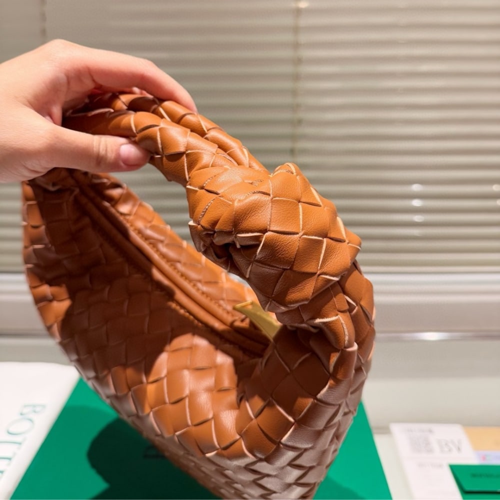 Bottega Veneta Mini Jodie Bag In Caramel 26Cm