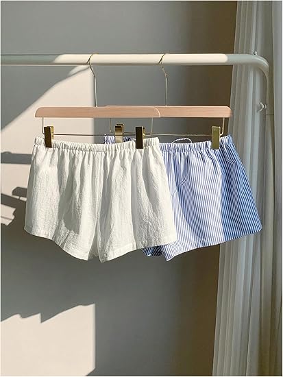 Women's 2 Pack Linen Shorts