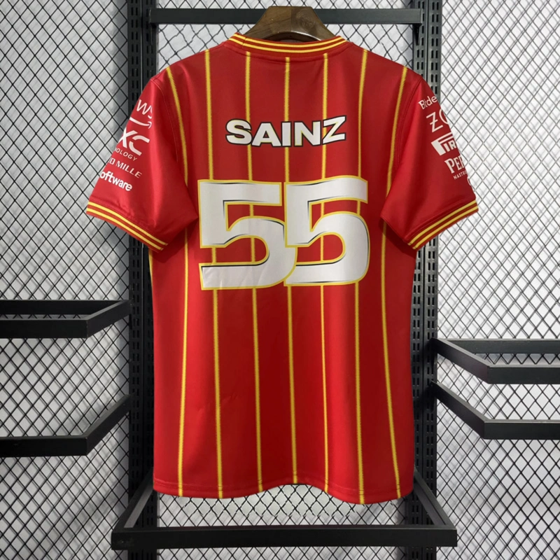 2024 F1 Ferrari t-shirt SAINZ #55 Racing Suit