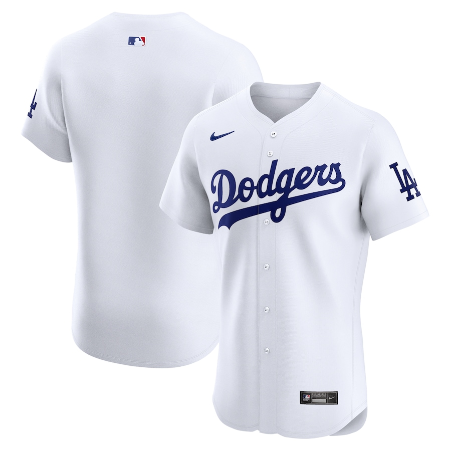 Los Angeles Dodgers Home Elite Jersey White