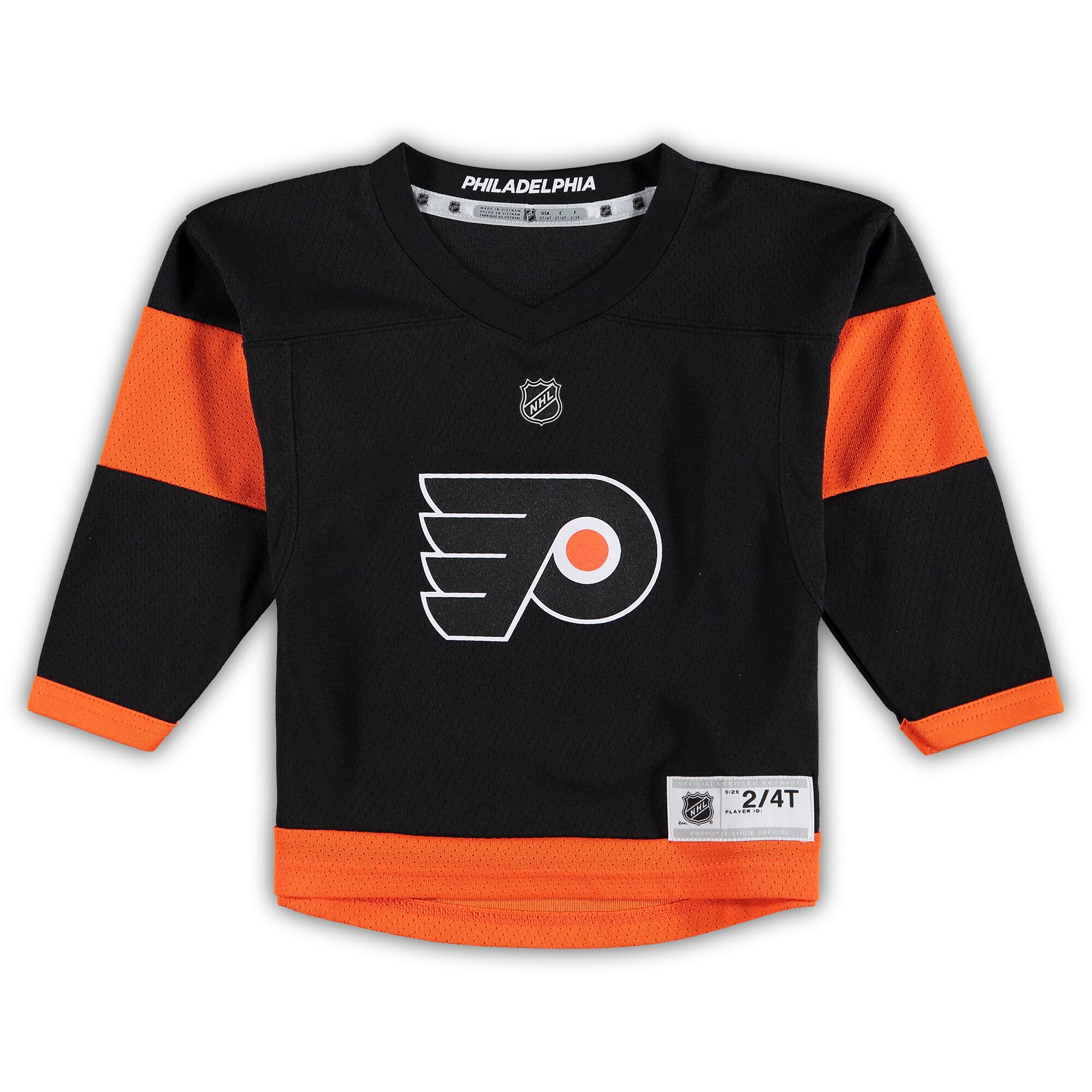 Carter Hart Philadelphia Flyers Toddler 2018/19 Alternate Replica Player Jersey – Black