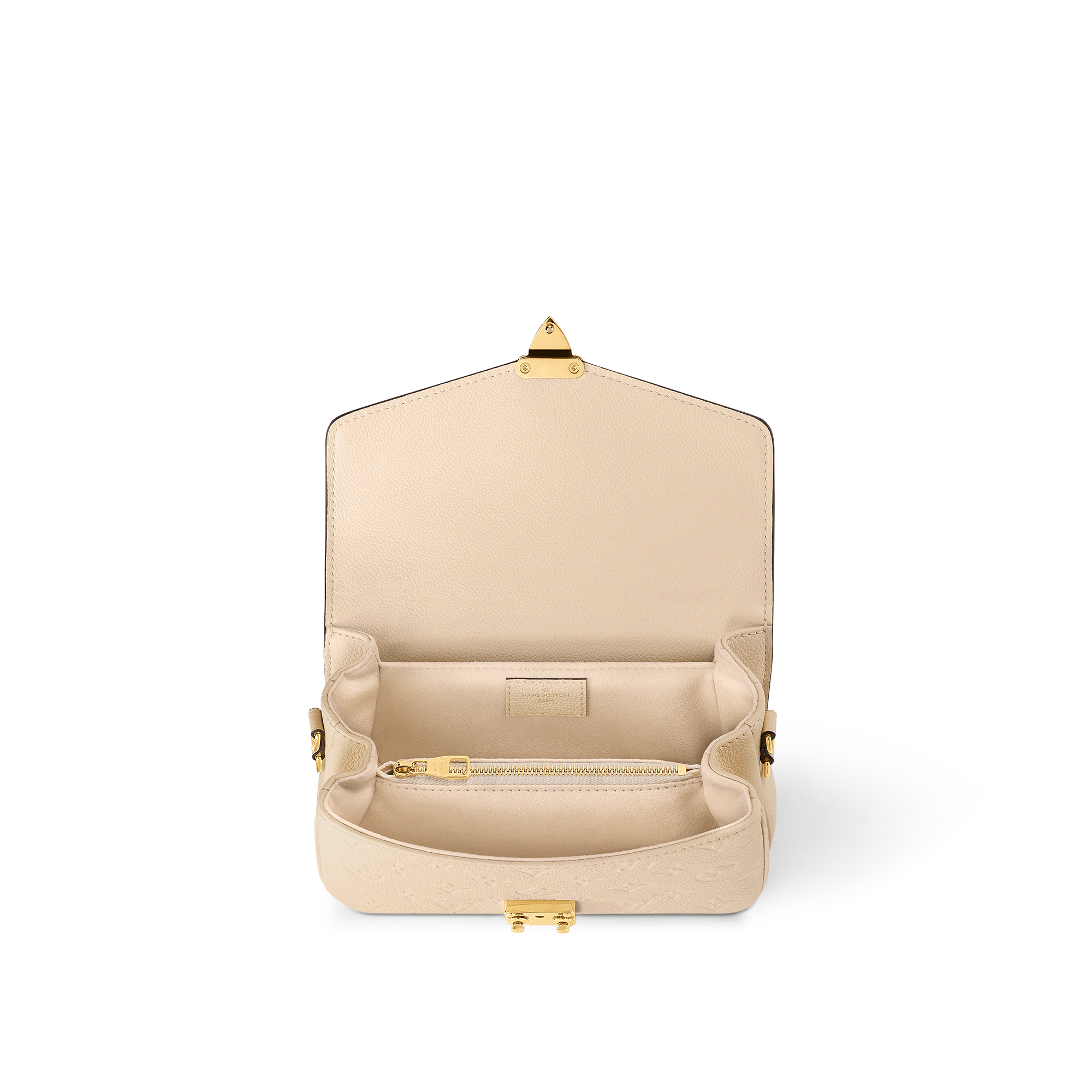 Louis Vuitton Pochette Métis East West Monogram Empreinte Leather – Women – Handbags Cream