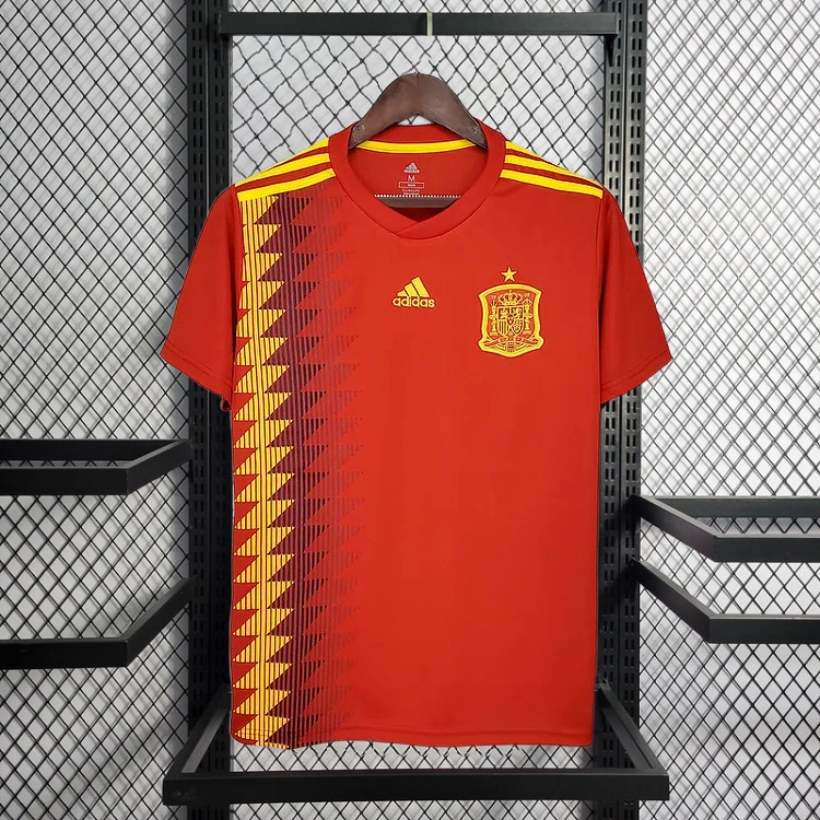 Retro 2018 Spain home Football jersey retro