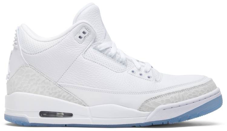 Air Jordan 3 Retro Triple White 136064-111