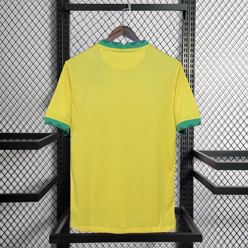 Retro 2020-21 Brazil Home Football jersey
