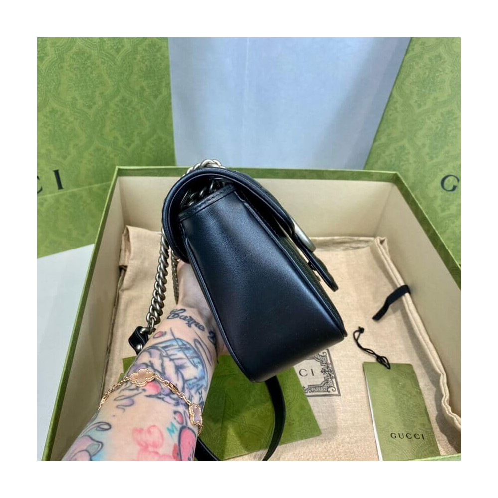 Gucci GG Marmont Small Shoulder Bag Black