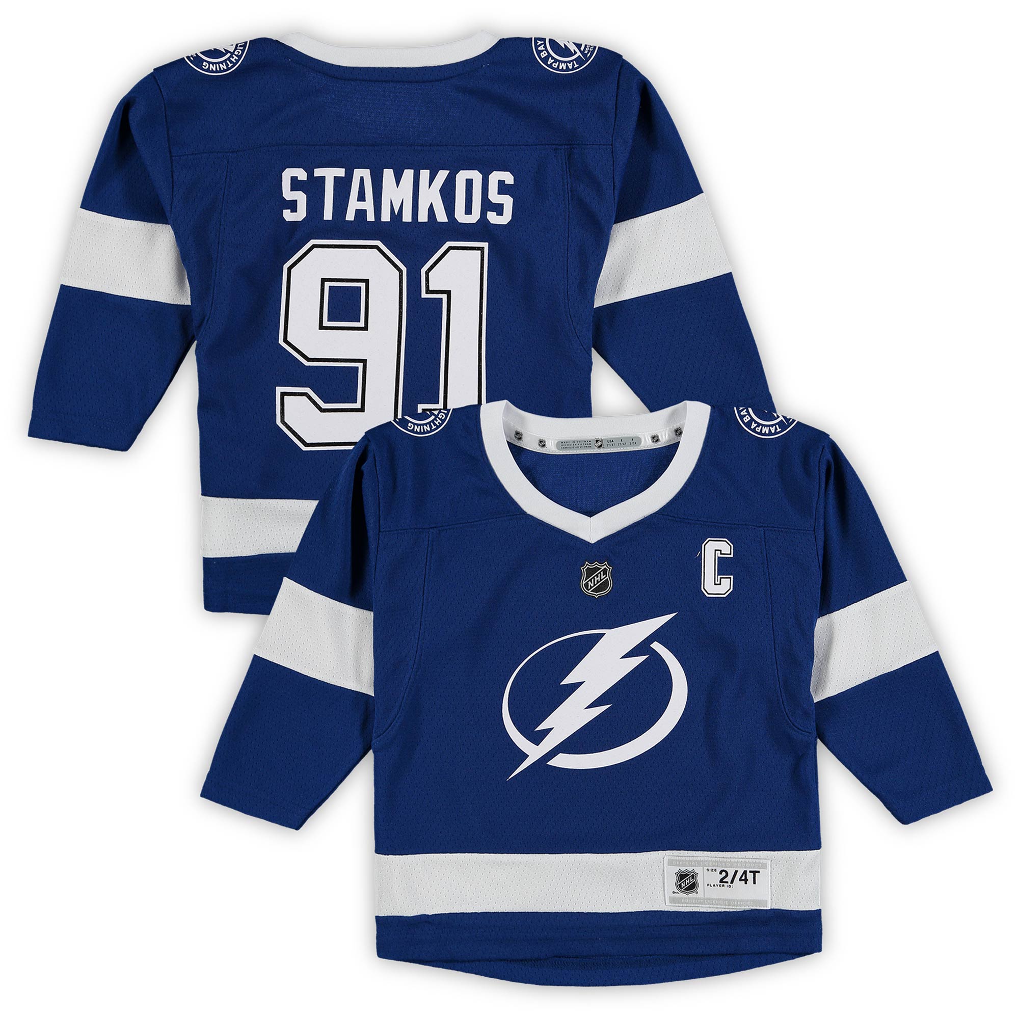 Steven Stamkos Tampa Bay Lightning Toddler Replica Player Jersey – Blue