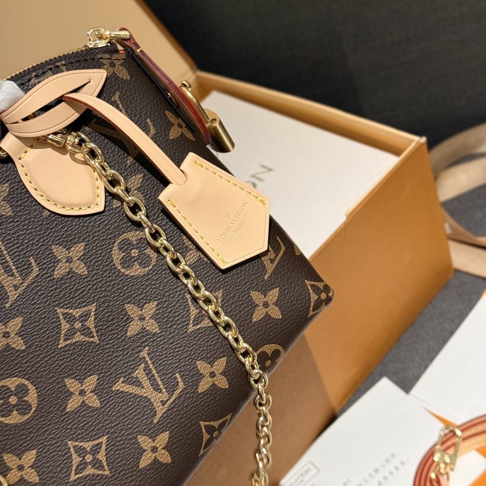 Louis Vuitton Lockit Bb Bag Monogram Brown 16Cm M12019