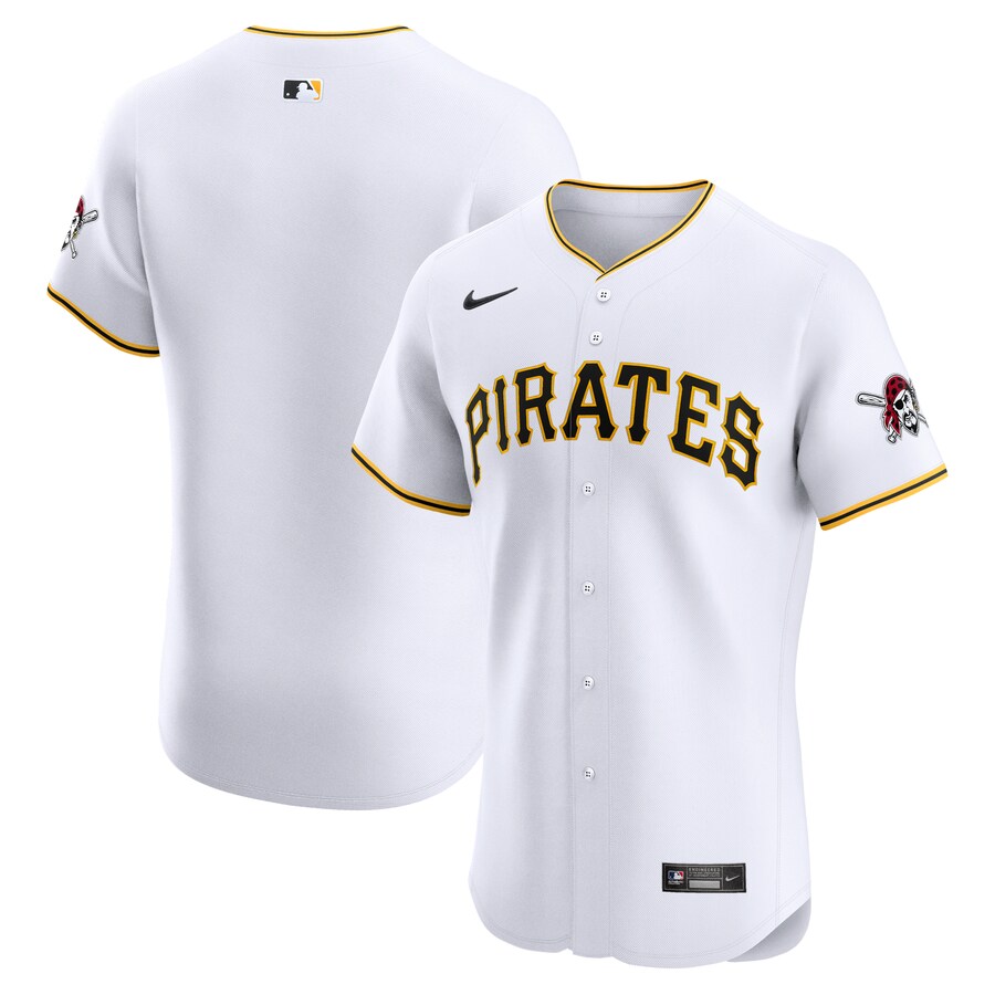 Pittsburgh Pirates Home Elite Jersey White