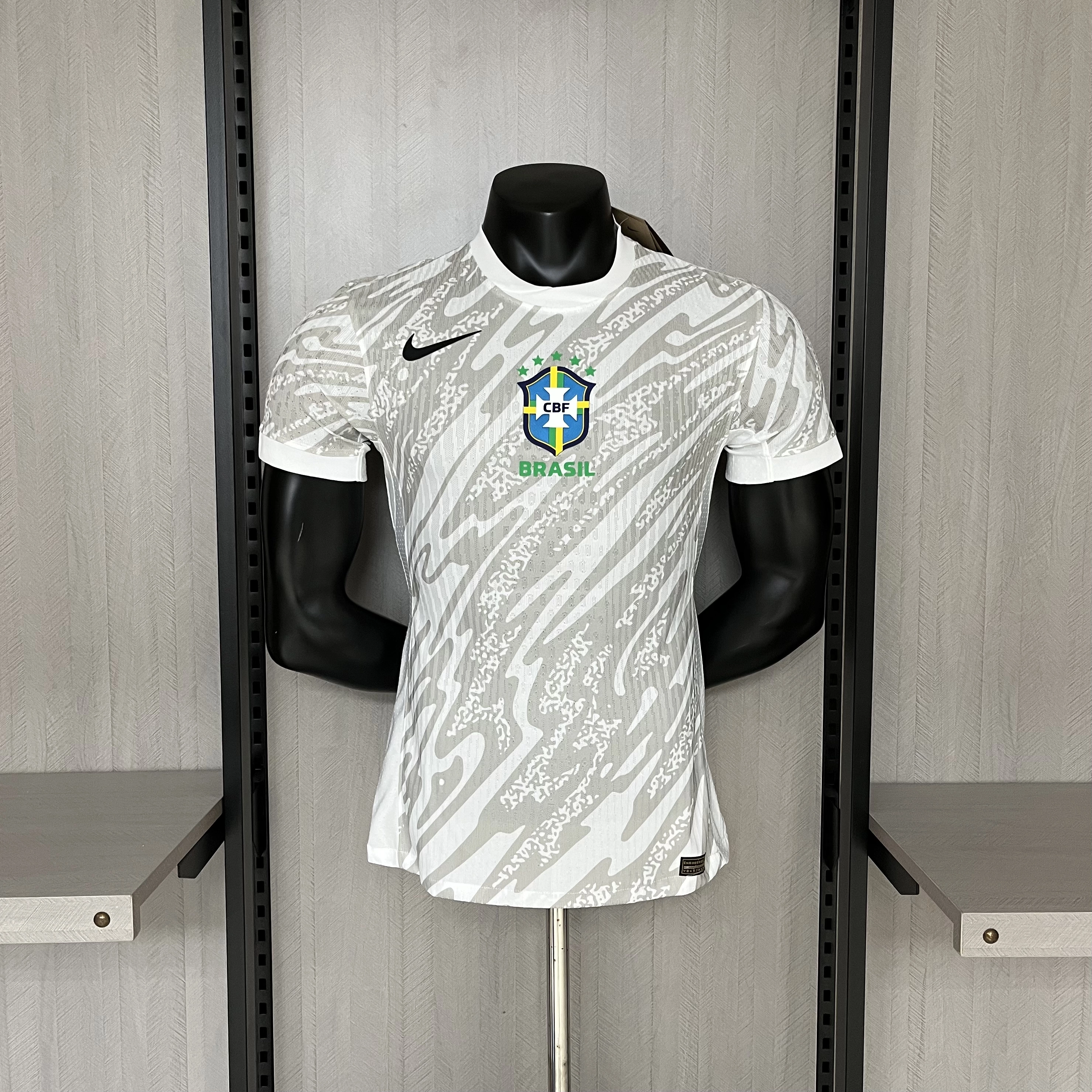 Player Edition 2024-25 Brazil Goalkeeper White  Vini Jr ENDRICK RICHARLISON Football jersey