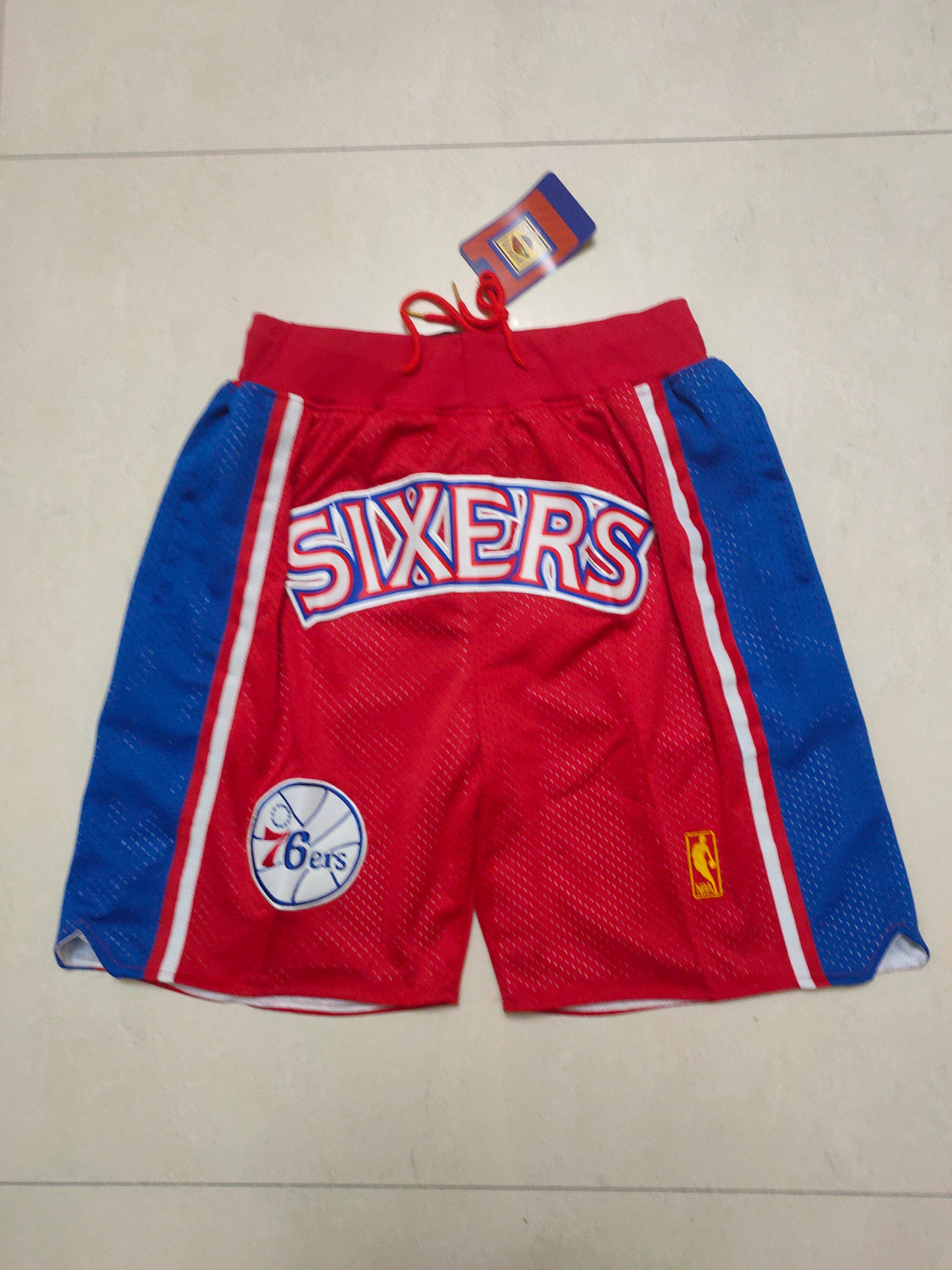 Philadelphia 76ers Red Retro Pocket Pants