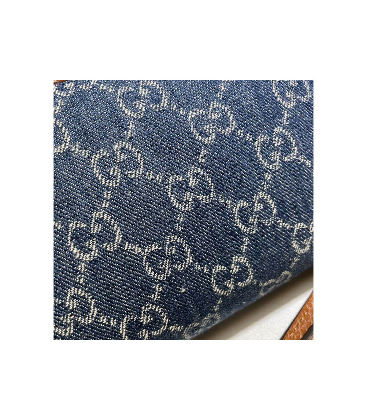 Gucci Mini Ophidia Bag in Eco Washed GG Jacquard Denim 17.5cm