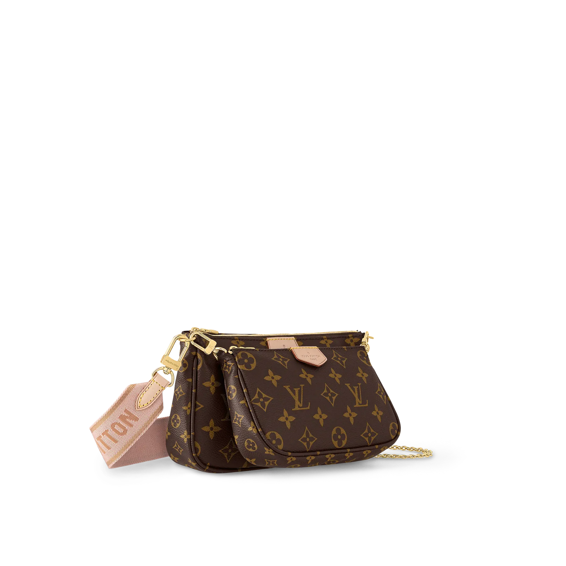 Louis Vuitton Multi Pochette Accessoires Monogram – Women – Handbags Light Pink