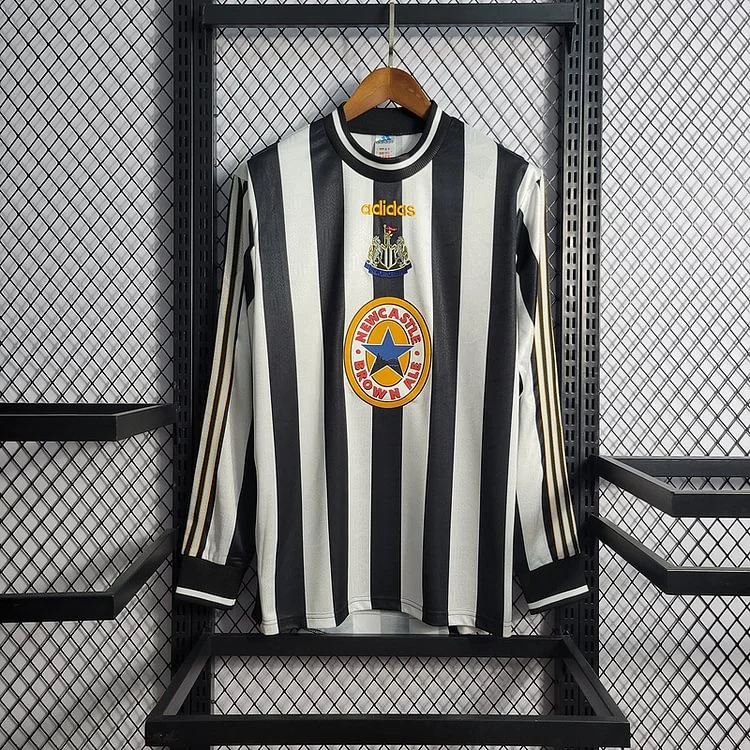 Retro 1997-99 Newcastle United Home Long Sleeve Football jersey retro