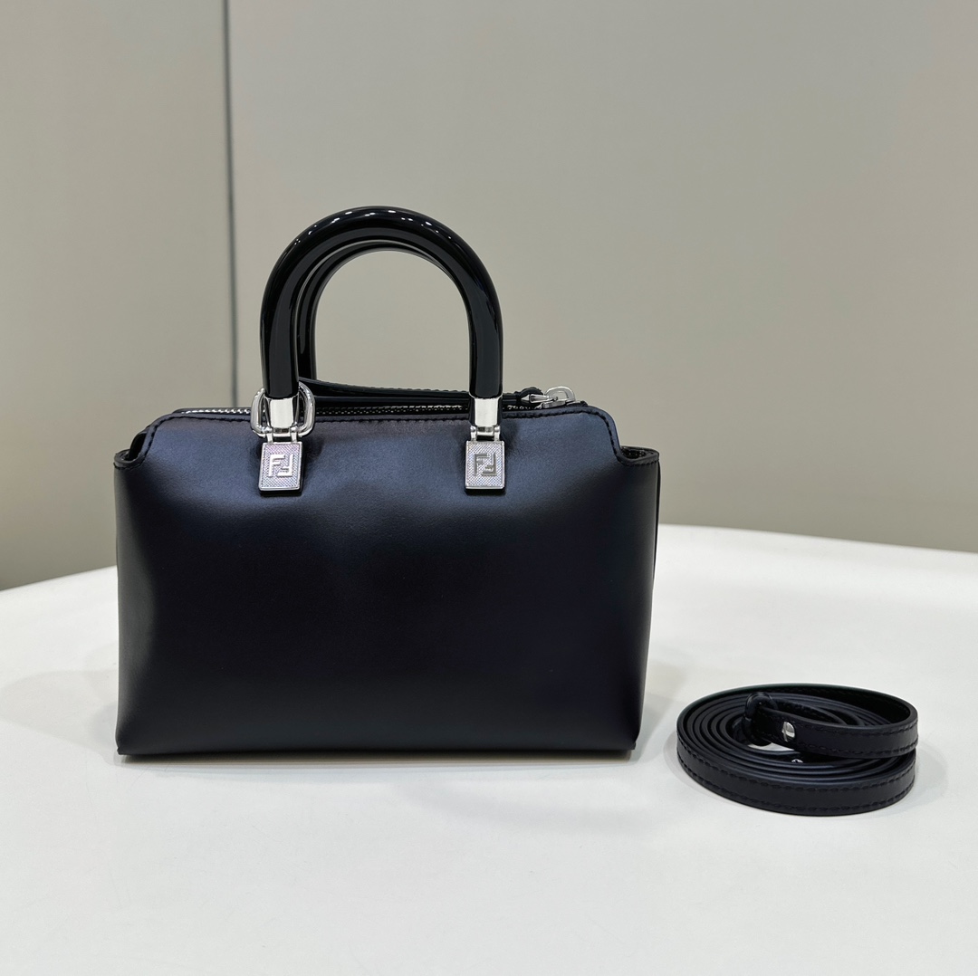 Fendi By The Way Leather Mini Bag Black 18cm