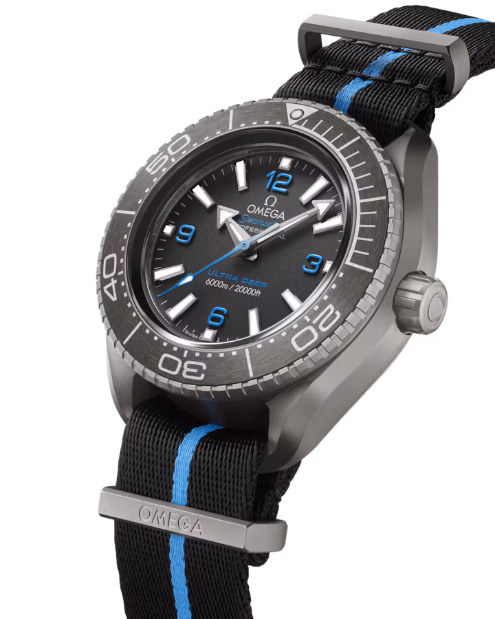 Omega Seamaster Planet Ocean 6000M 45.5mm Black Dial Titanium Strap 215.92.46.21.01.001