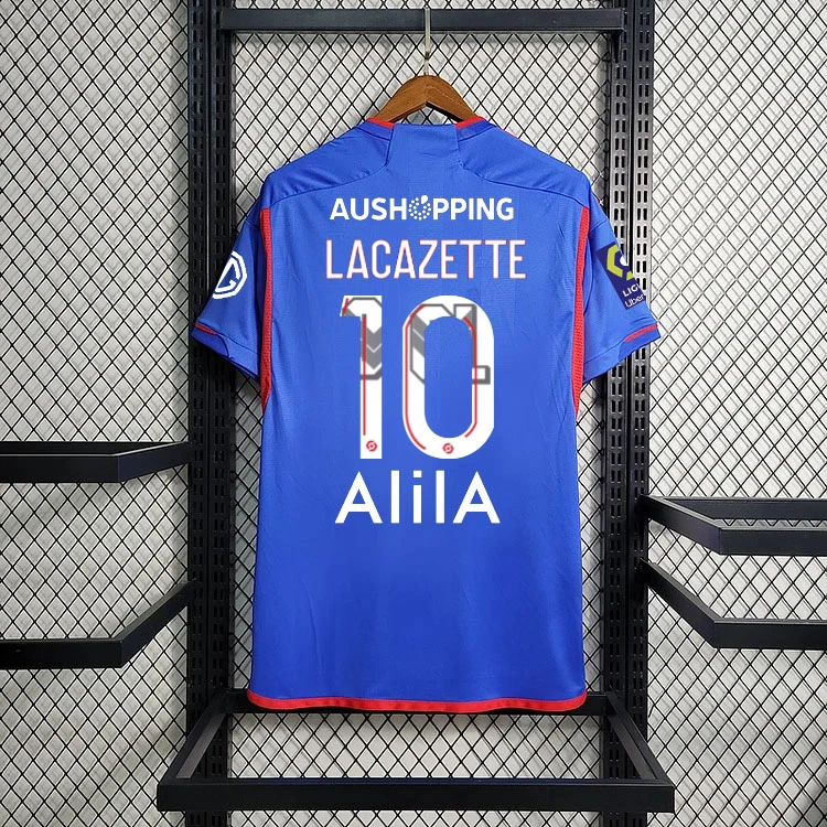 2023-24 Lyon away soccer jersey