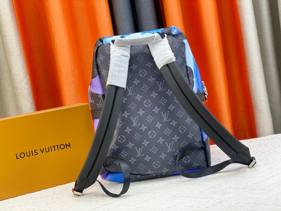 Louis Vuitton Discovery Backpack Green And Black 40Cm M21429
