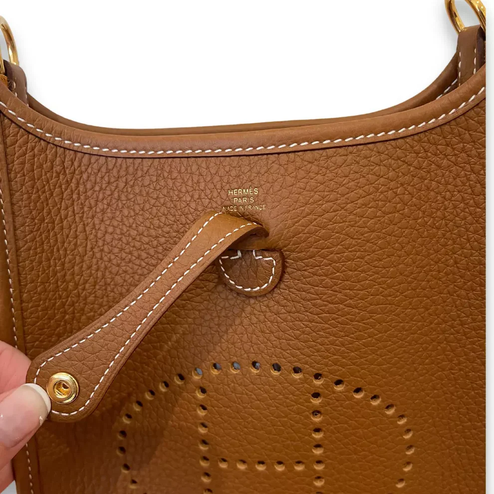 Hermes Evelyne 16 Hermes Mini Evelyne Brown 18cm