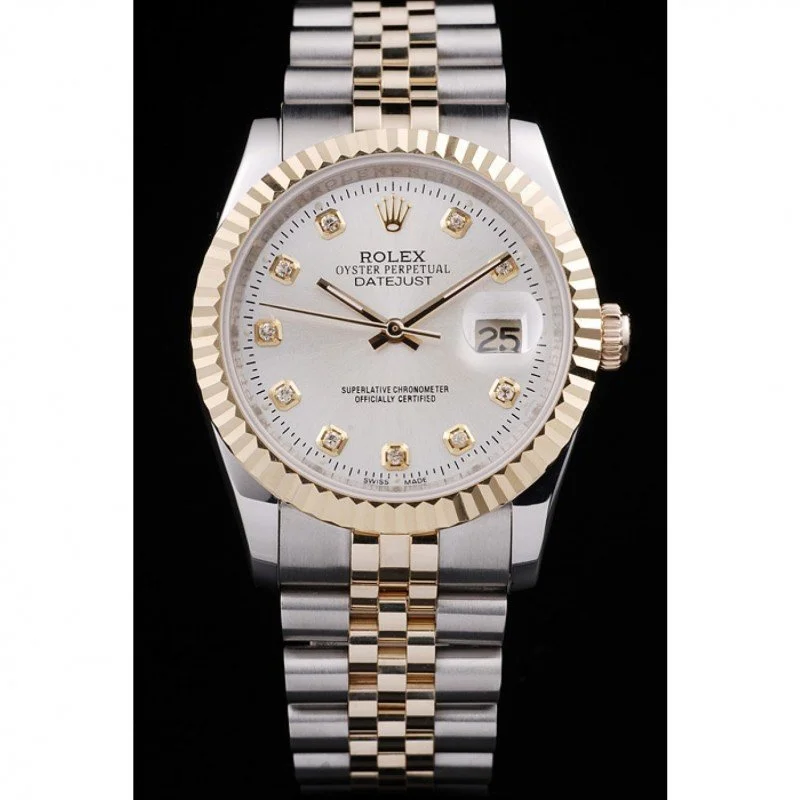 Rolex Datejust 36mm White Dial SRL10