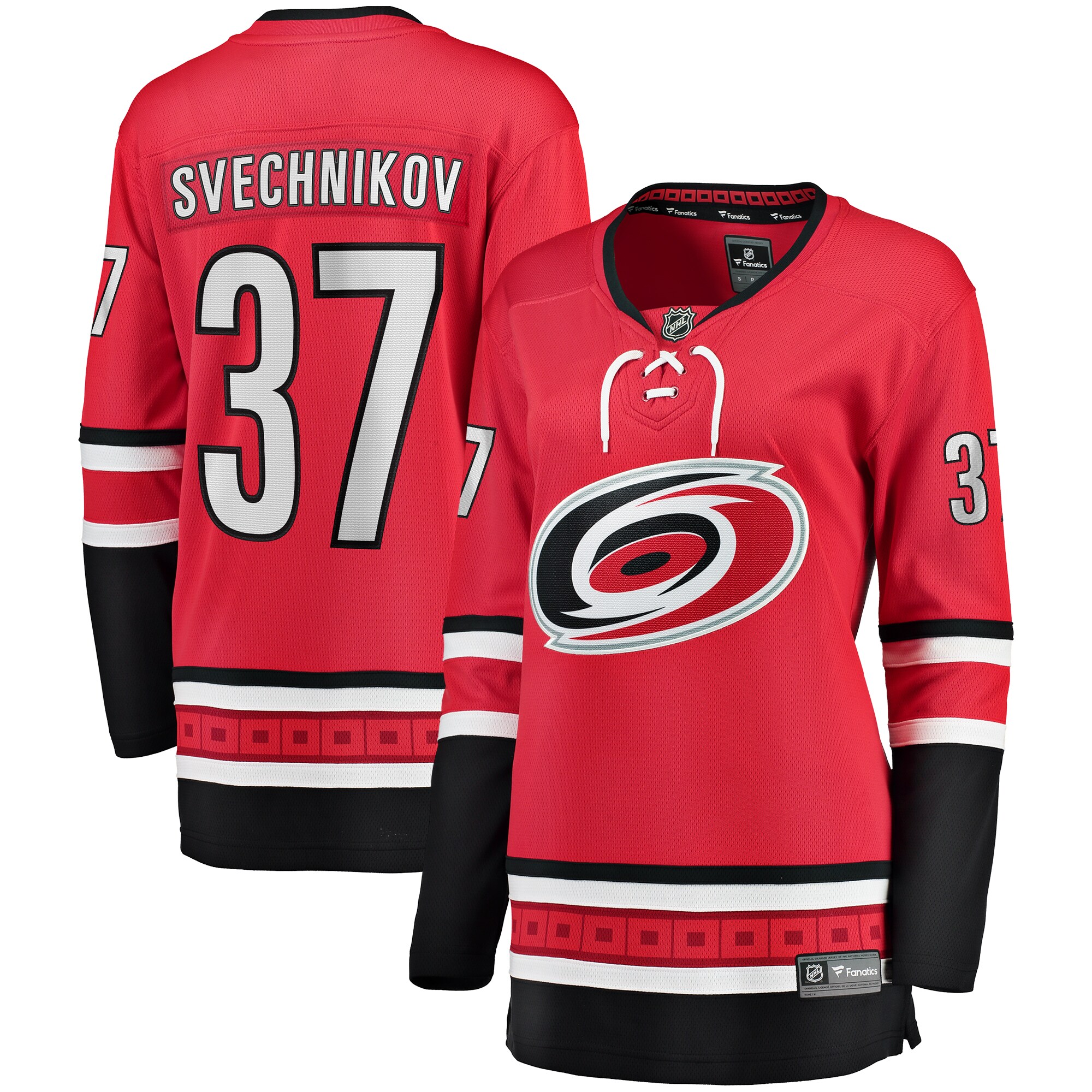 Andrei Svechnikov Carolina Hurricanes Fanatics Women’s Alternate Breakaway Player Jersey – Red