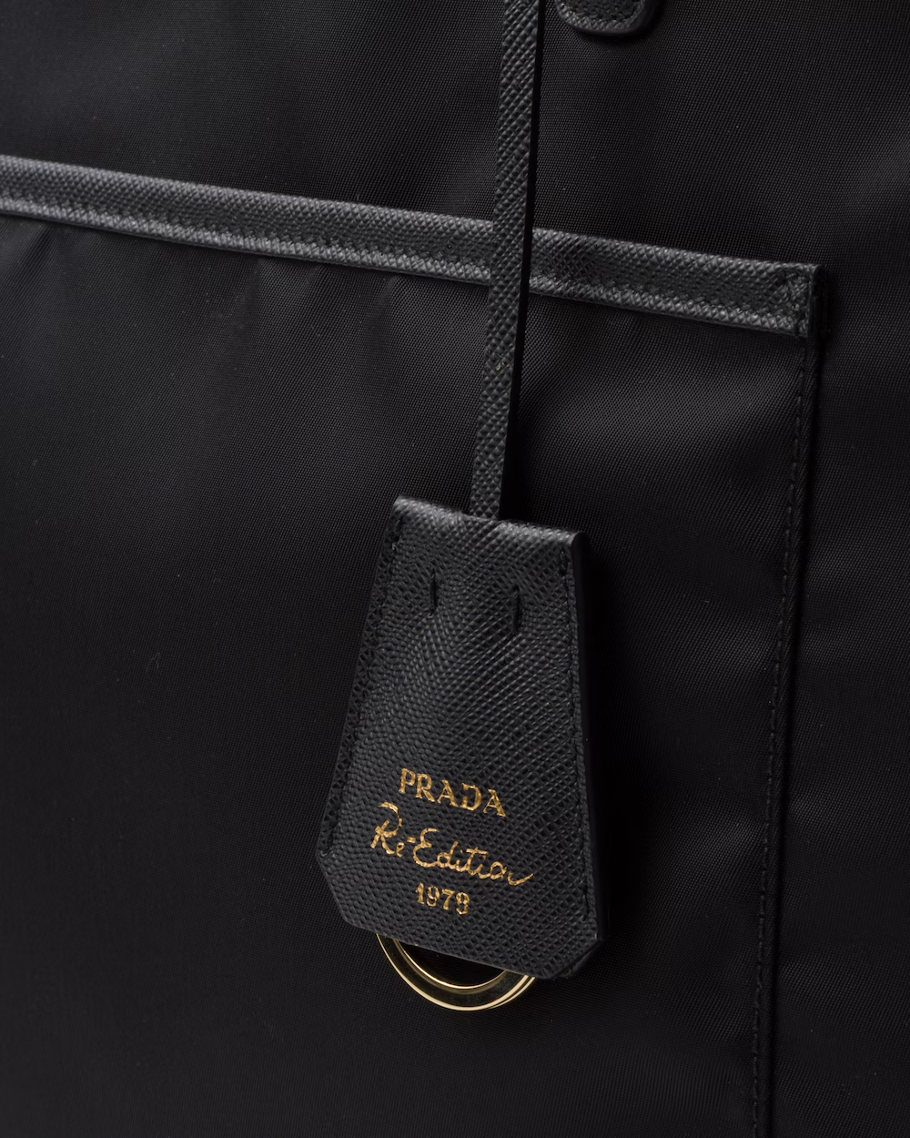 Prada Re-Edition 1978 large Re-Nylon Saffiano leather tote bag 43cm/ 16.9 in
