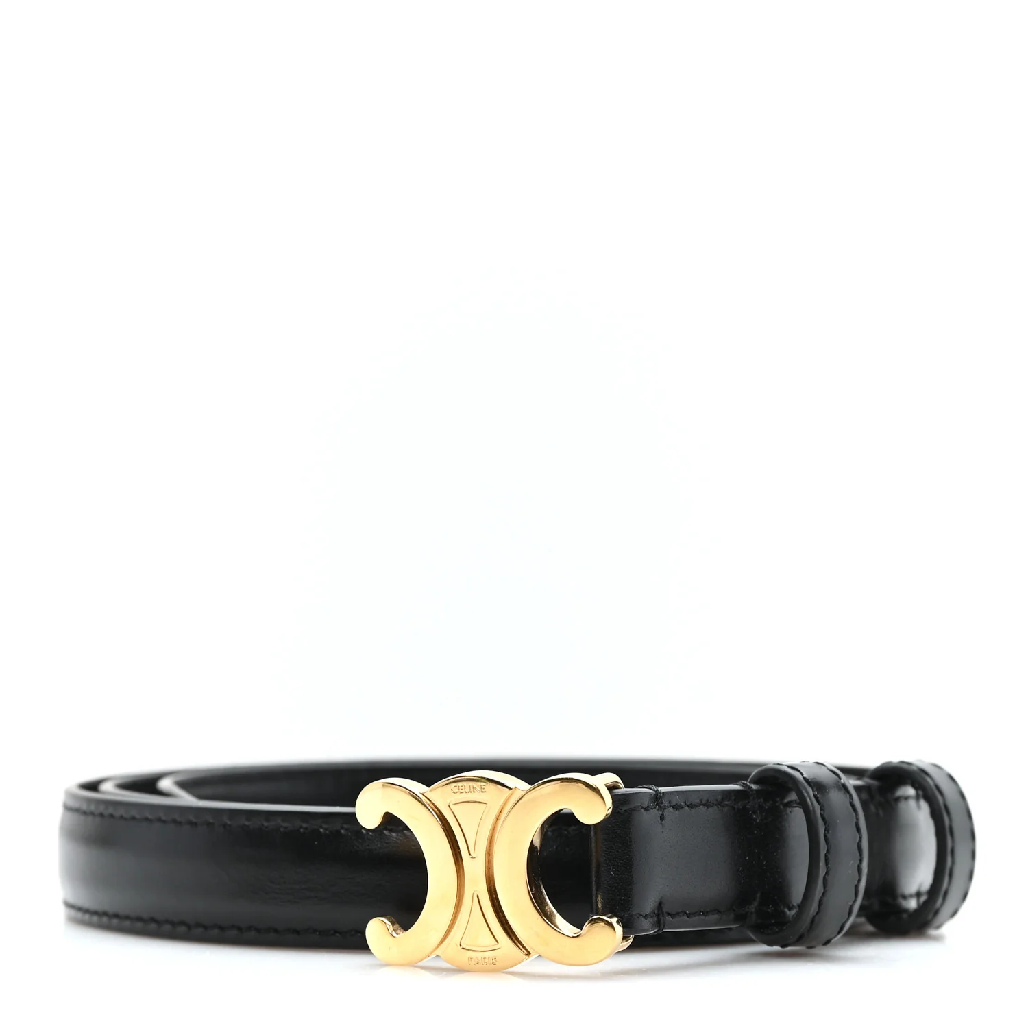 Box Calfskin Medium 25mm Triomphe Belt 90 36 Black
