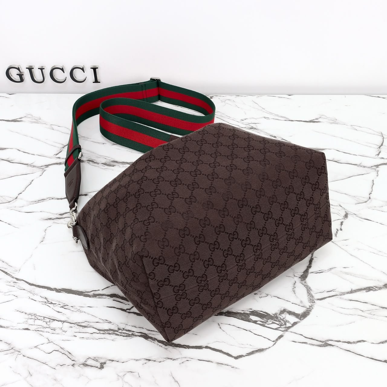 Gucci Brera Medium Crossbody Bag 33cm/13in Brown 866938