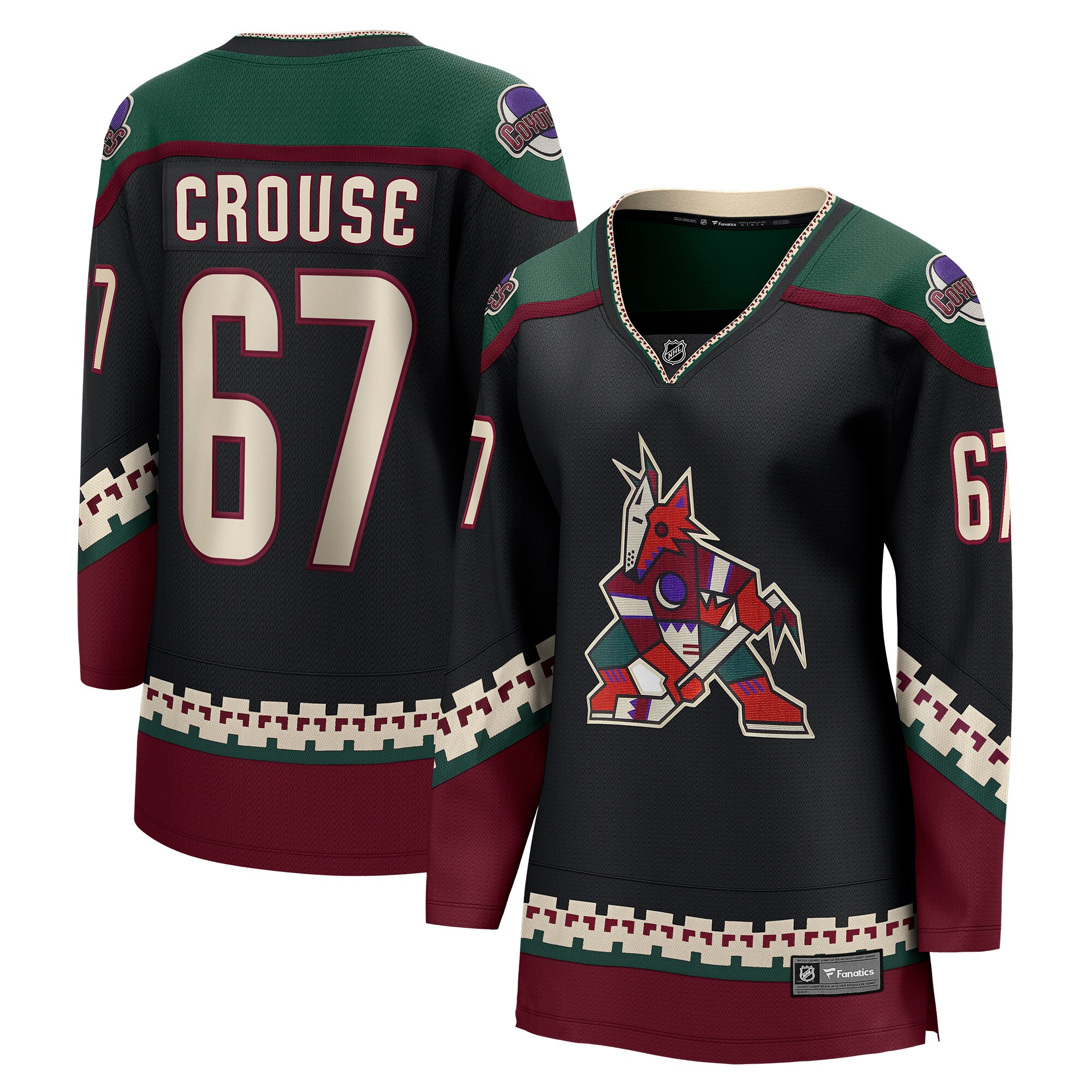 Lawson Crouse Arizona Coyotes Fanatics Women’s Home Breakaway Player Jersey – Black
