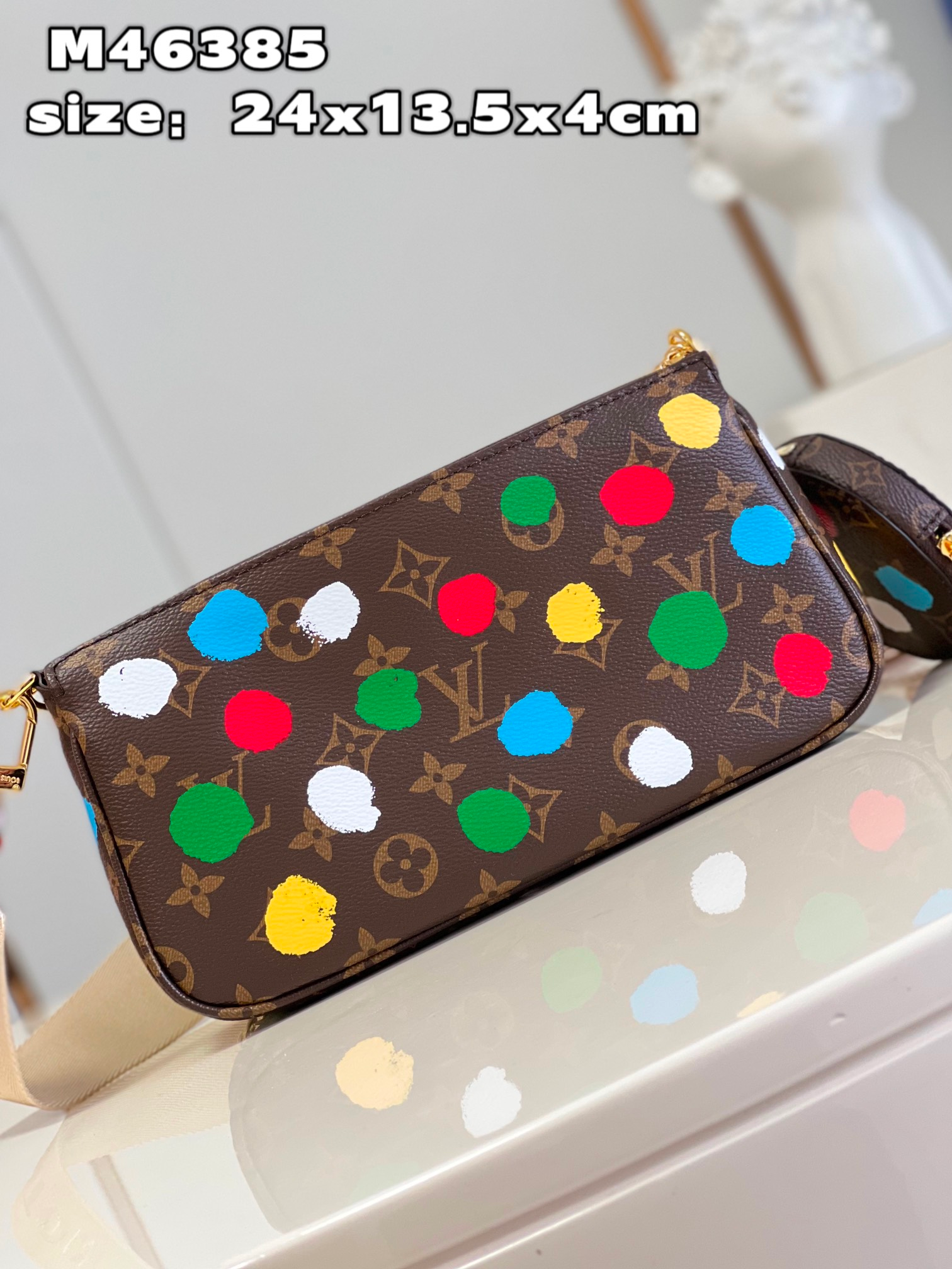 Louis Vuitton X Yk Multi Pochette Accessoires 24 Cm M46385