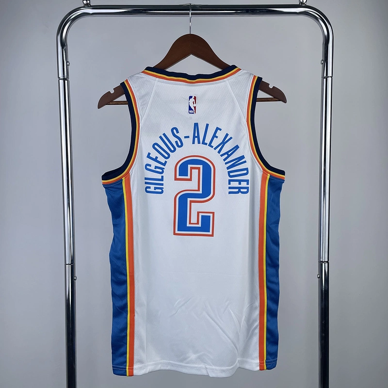 2023 NBA Oklahoma City Thunder 2 GILGEOUS Basketball Jersey