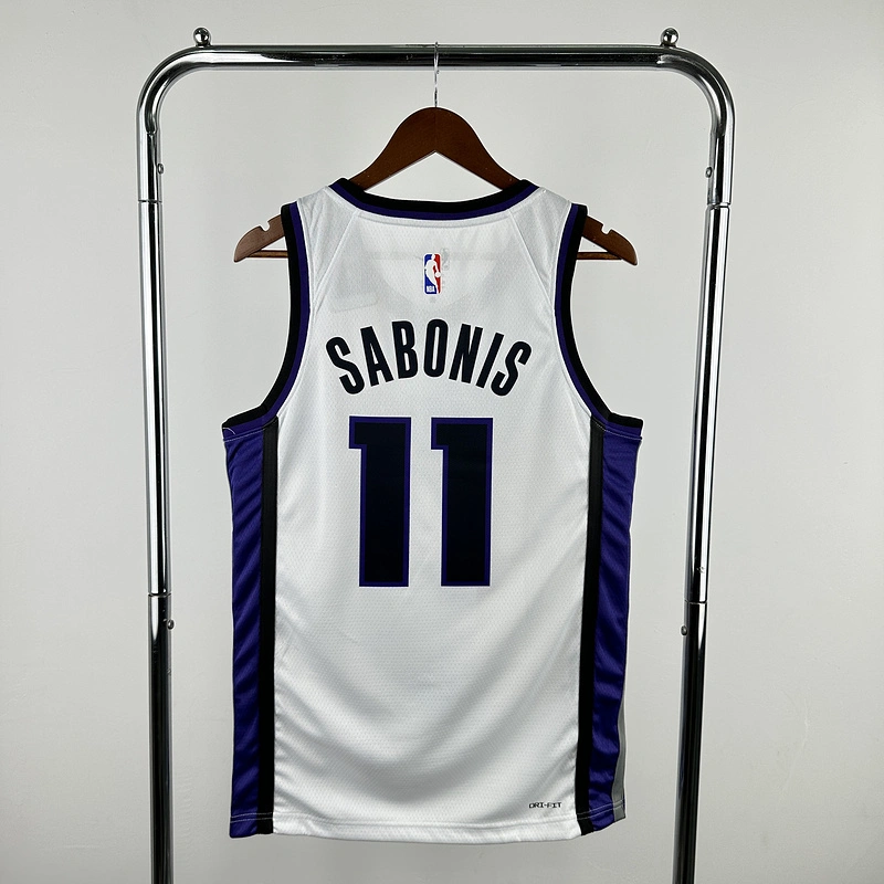2024 NBA Sacramento Kings 11 SABONIS Basketball Jersey