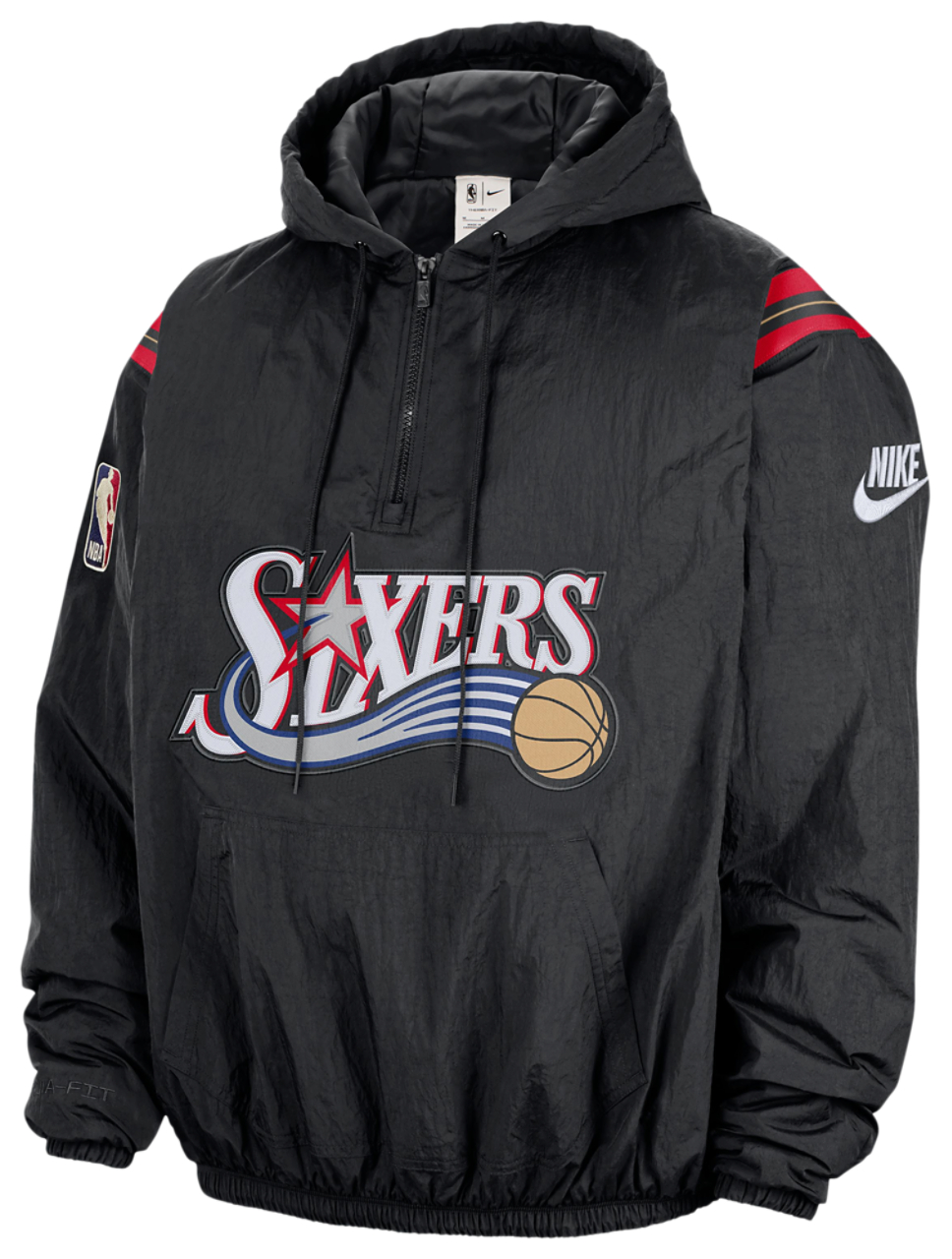 Nike 76ers Woven LND Half-Zip Hoodie
