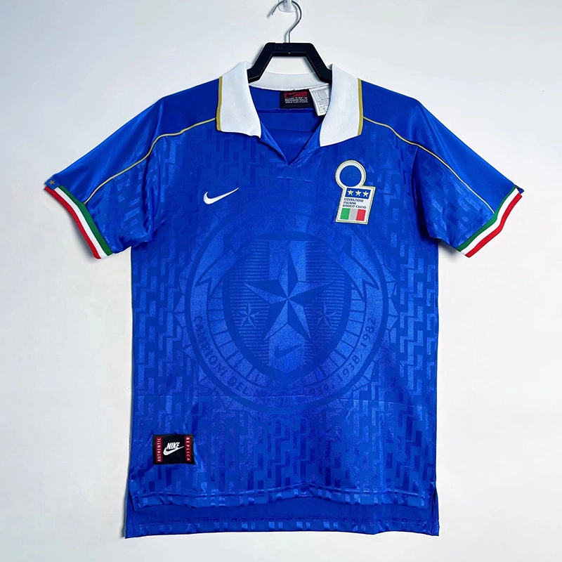 Retro 1995 Italy Home R.BAGGIO MALDINI Football jersey retro