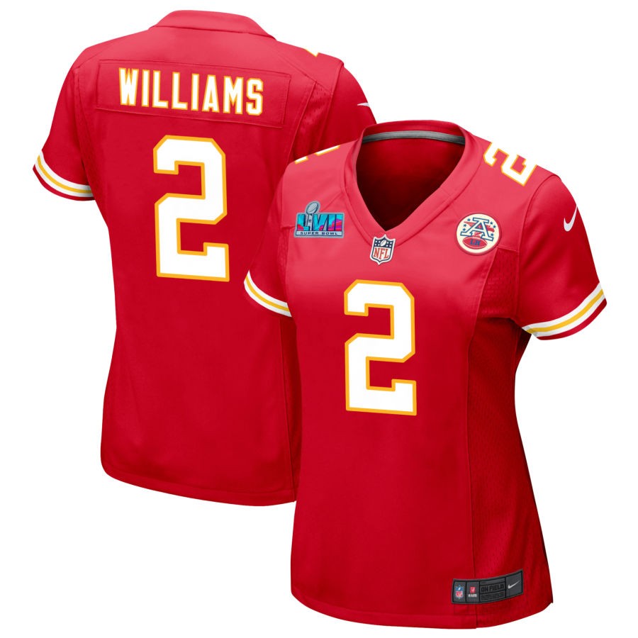 Joshua Williams Kansas City Chiefs Nike Women's Super Bowl LVII Game Jersey - Red
