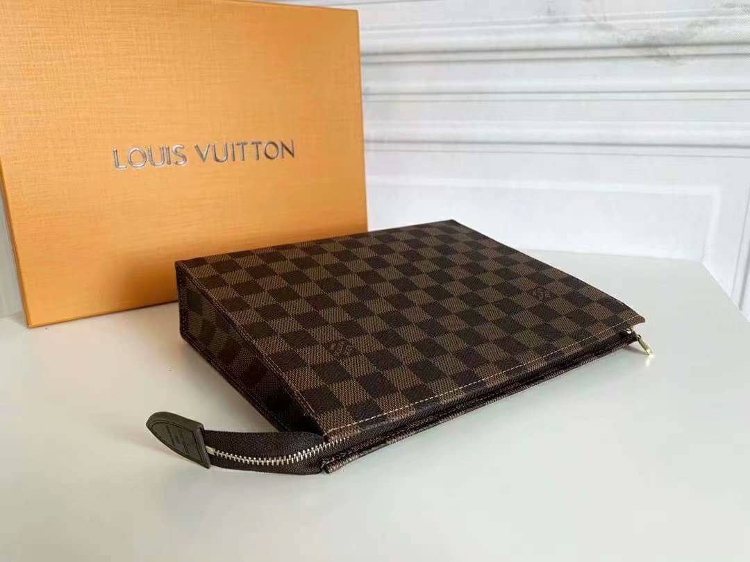 Louis Vuitton Pochette Voyage Damier Ebene 25Cm