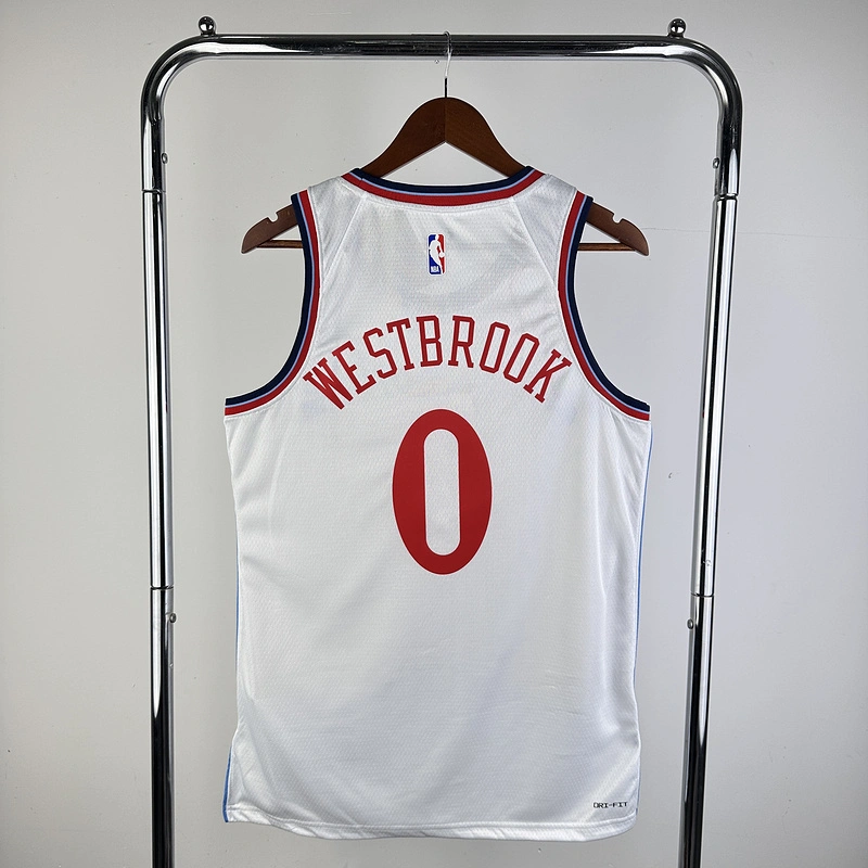 2025 NBA LA Clippers 0 WESTBROOK Basketball Jersey
