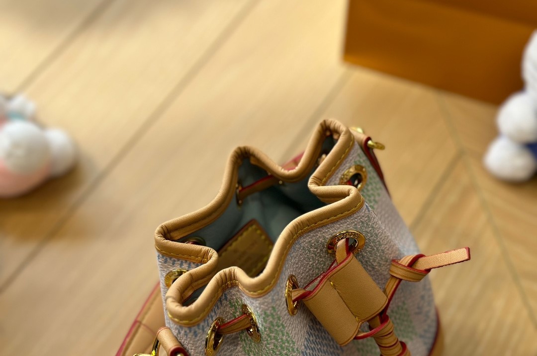 Louis Vuitton Nano No  Damier Canvas Pistachio 16Cm N40640