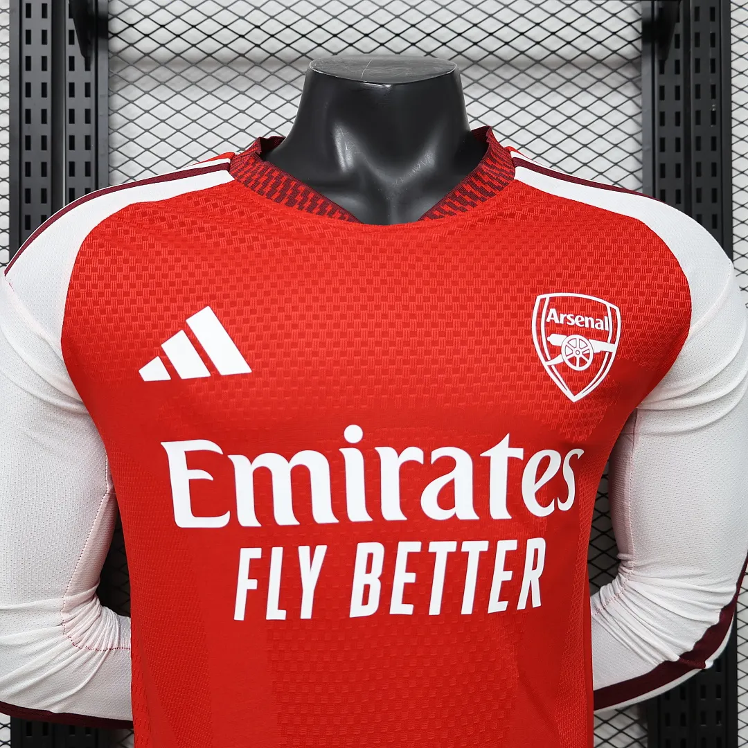 2026/27 Premier League Arsenal Team Home Football Jersey Player Version - JerseyFun