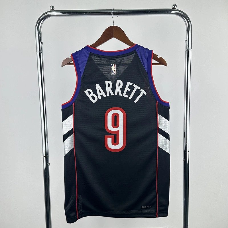 2024 NBA Toronto Raptors 9 BARRETT Basketball Jersey