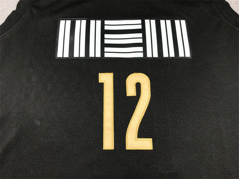Men's Jersey 2024 Season Grizzlies #12 Black City Edition MORANT