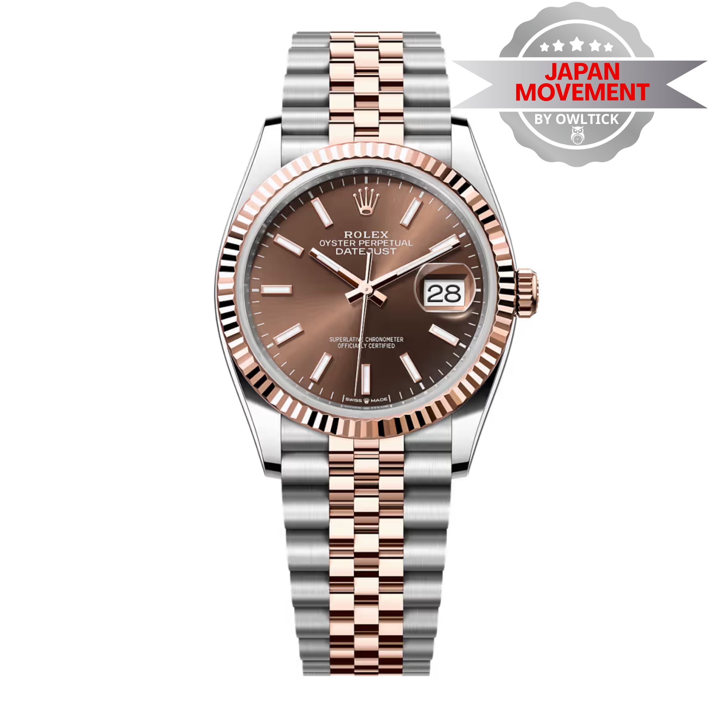 [Superclone] Rolex Datejust 36mm Chocolate Dial Jubilee 126231