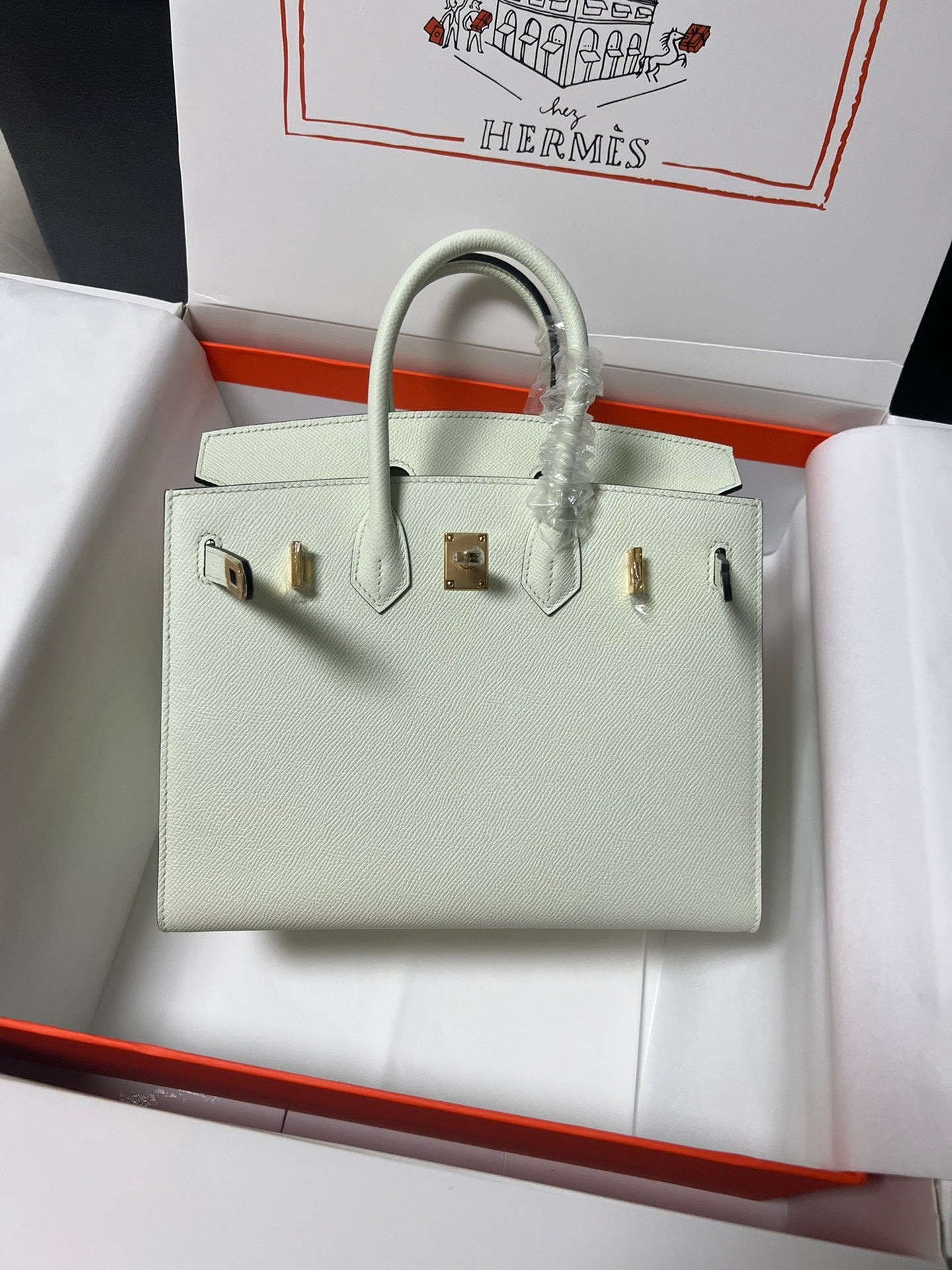 Hermes Birkin Sellier Vert Fizz Epsom Leather Gold Hardware