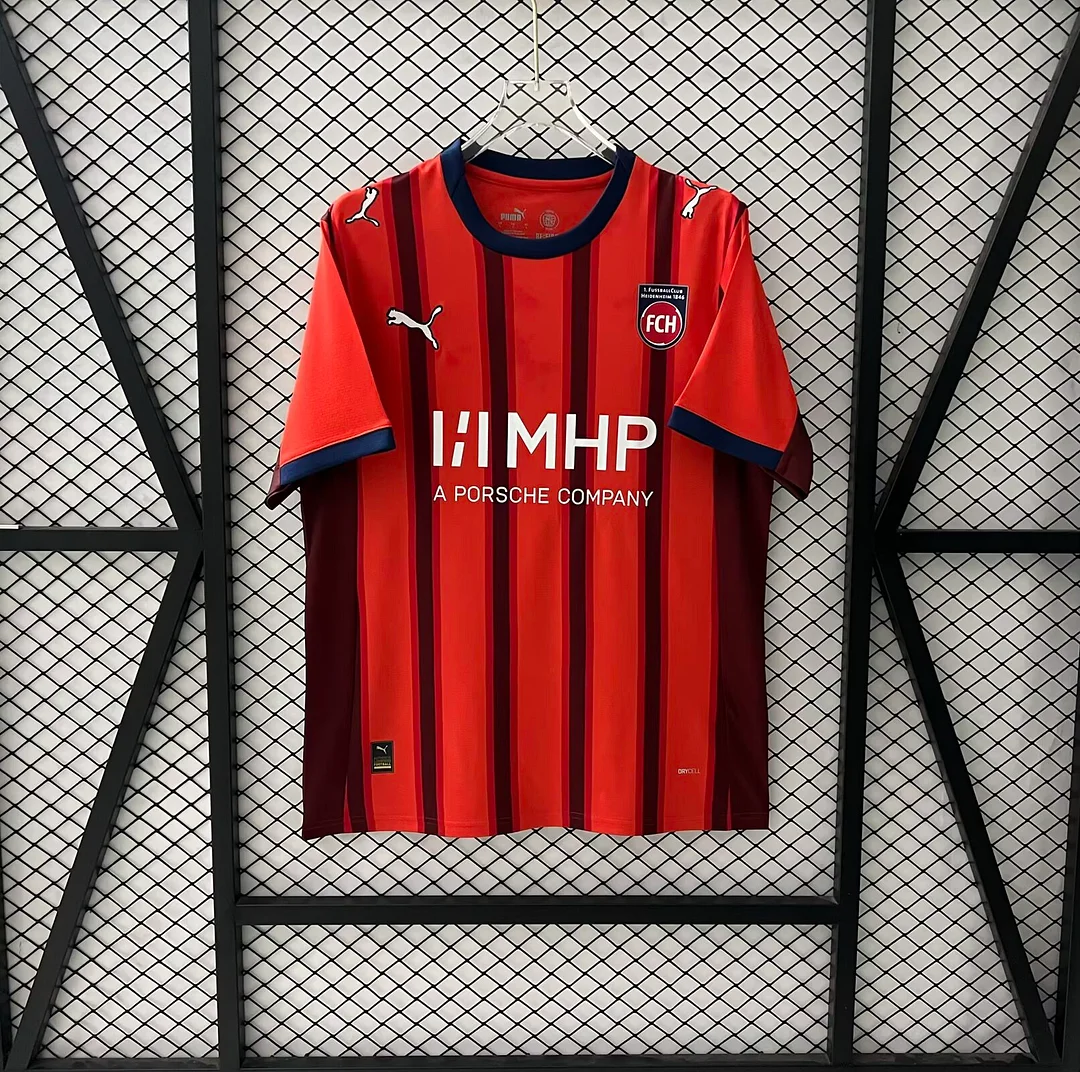 2025/2026 Bundesliga Heidenheim Team Home Football Jersey