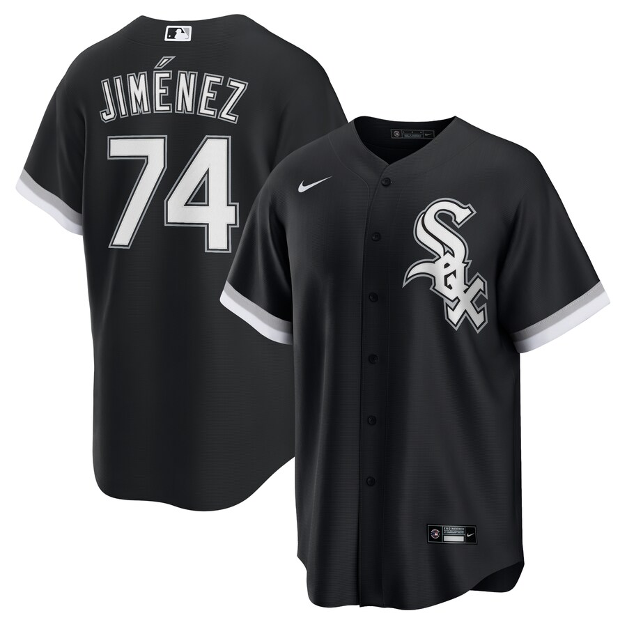 Eloy Jimenez Chicago White Sox Alternate Player Name Jersey Black