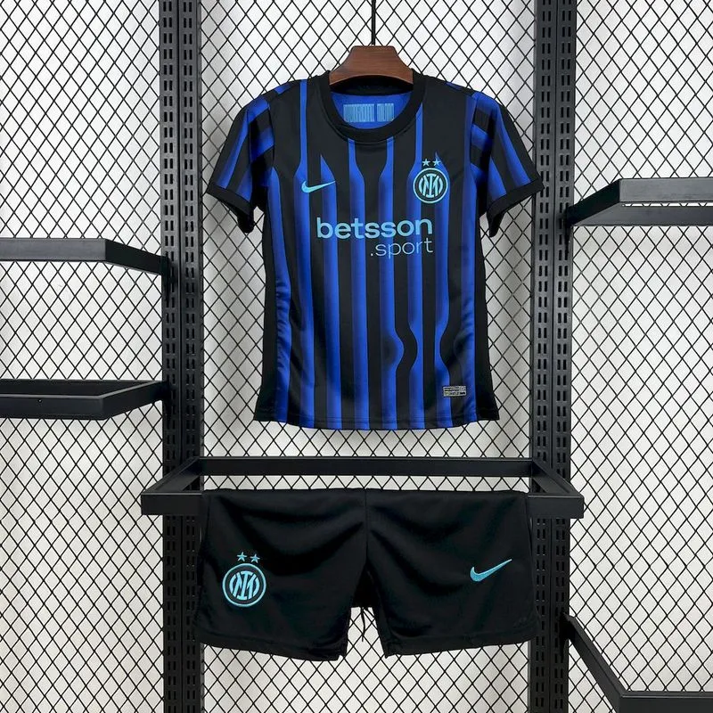 2025-26 Inter Milan Home Kids Football jersey
